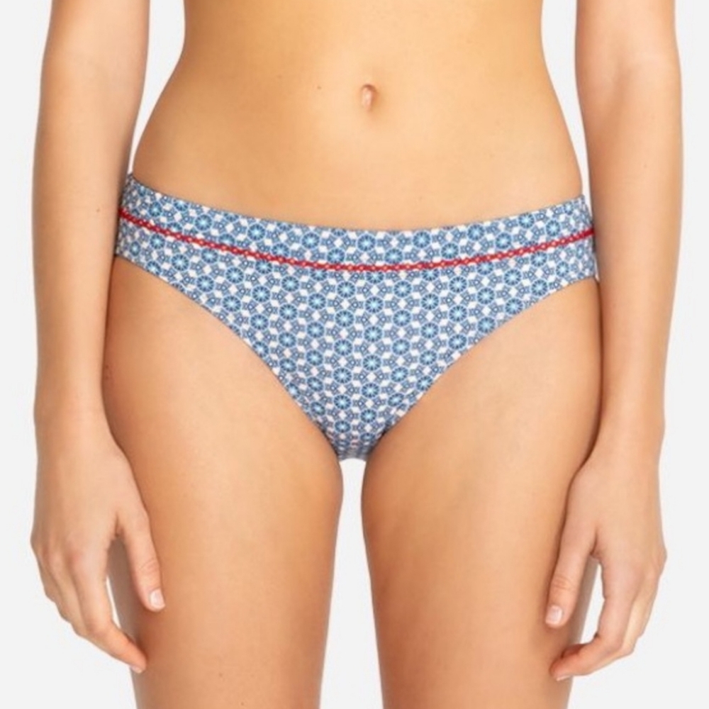 JOHNNY WAS Dylan Hipster Bikini Bottom in Blue Multi Sz XL NWT - Picture 3 of 11